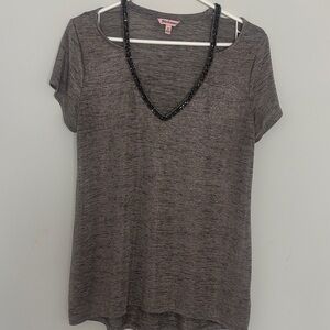 Juicy couture Gray V-Neck Women's Top